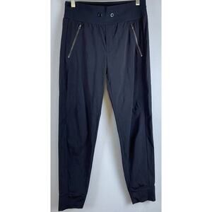Athleta Pants Sz 2 Black Trekkie North Drawstring Activewear Running Jogger